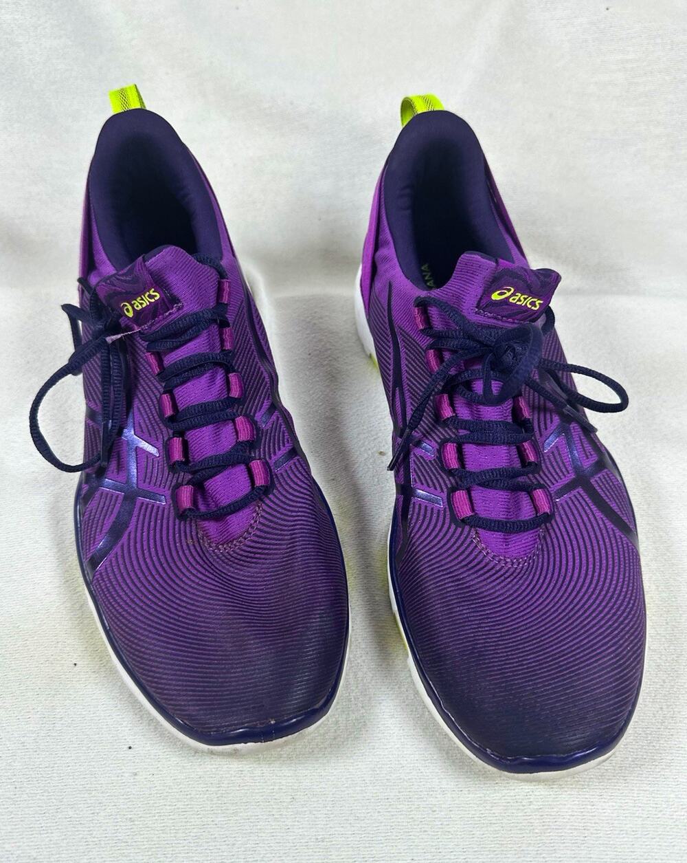 ASICS Gel-Fit Sana women’s size 9.5 Low Top Lace-Up Training Sneakers Purple